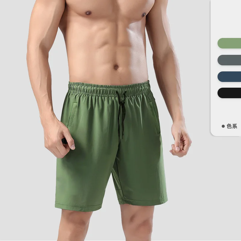Polyester Spandex Shorts - Quick Dry, Breathable Gym Wear