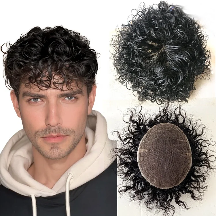 Men Natural Hair Pieces Save Big On Bulk Black Mens Toupee Hair