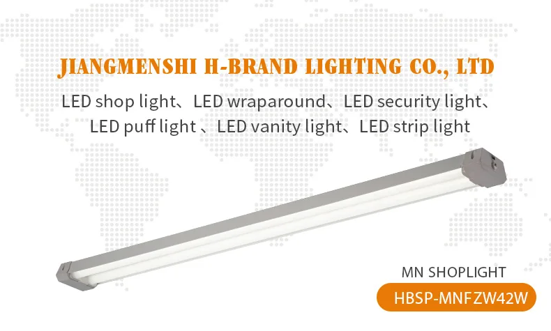 LED Shop Light Linkable, 4FT Daylight 42W LED Ceiling Lights for Garages, Workshops, Basements, Hanging or Flush Mount,
