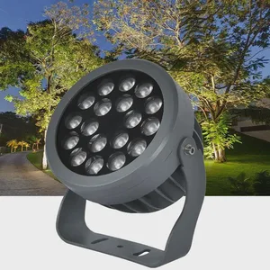18W-54W Aluminum LED Garden Light Projector with Low Voltage DC24V 3000K-4000K Floodlight IP65 Rating for Garden Lighting