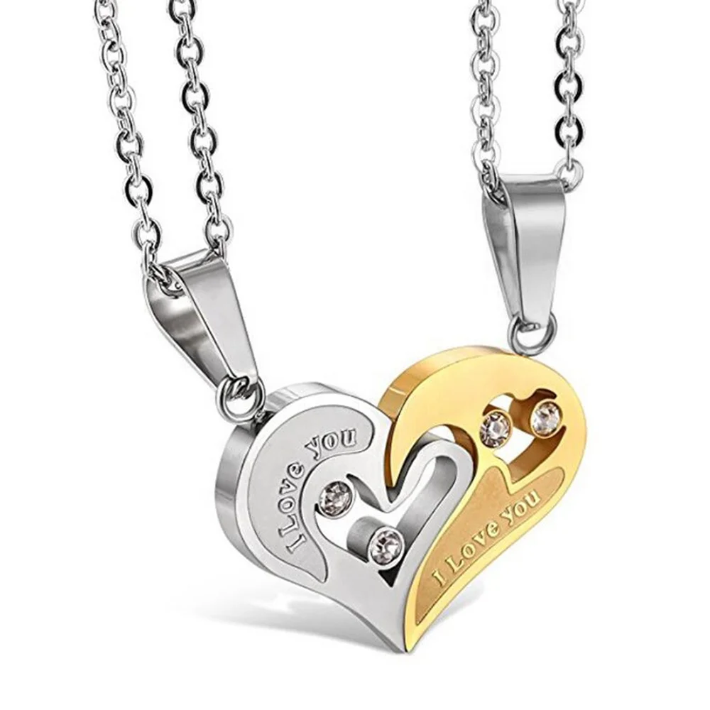 two part heart locket