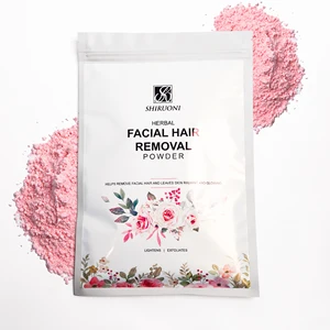 Natural Facial Hair Removal Powder Rose Multani Mitti Rice Extract Bengal Gram Remove Facial Hair Lightens Exfoliates Powder