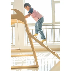 Детская рама для скалолазания Обучающие игрушки уличная игровая площадка деревянная