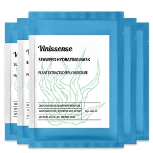 Anti-Aging Seaweed Collagen Gel Hydrogel Overnight Mask Moisturizing Lifting Peel-Off Facial Mask for Dry Skin Wholesale