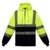 Yellow with navy