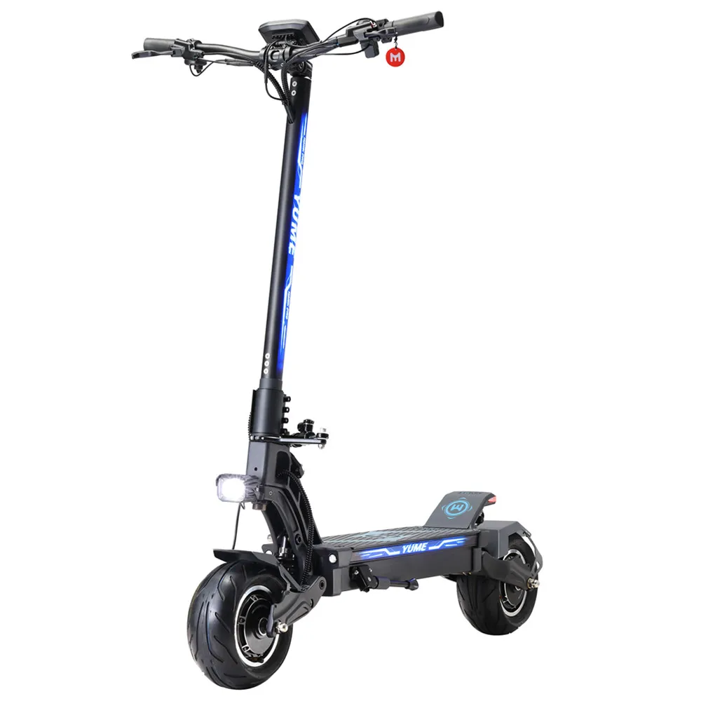 YUME Hawk Pro Powerful 60v 250w Dual Motor 10*4.5 Inch Fat Tire Electric Adult Scooter with Two Wheels From China