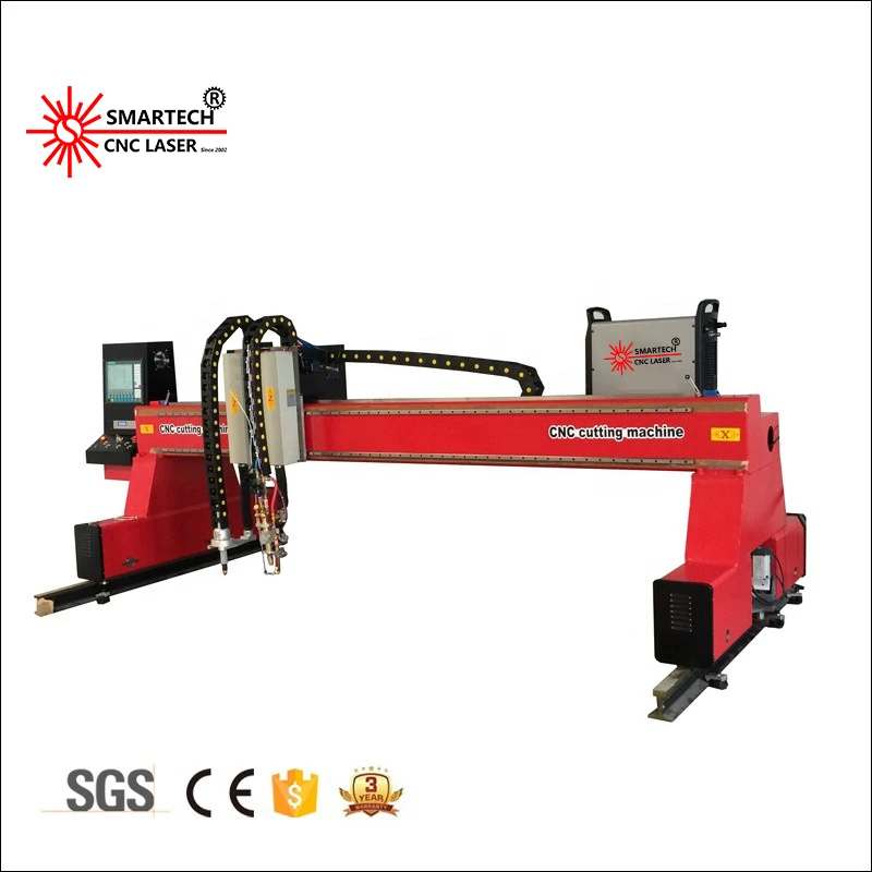 New Design Gantry CNC Plasma Cutting Machine Stepper Motor 0-150mm Thickness Metal Sheets