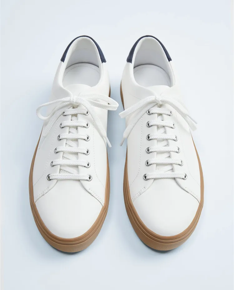 Fashion Sustainable Oem Walking Style Shoes White Man Custom Logo ...