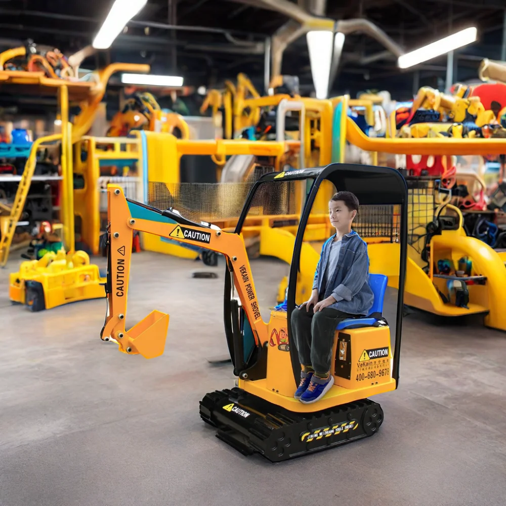 Factory Price Game Coins Sandbox Digging Machine Children Toy Excavators for Amusement