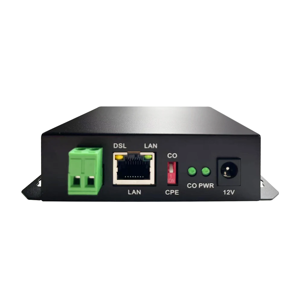 Ethernet Over VDSL2 Repeater 10/100/1000Mbps 3KM Phone Line 2 Wire Ethernet Extender