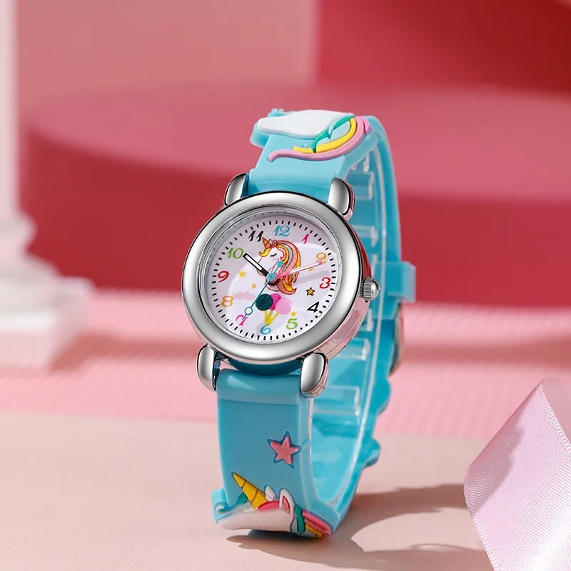 Lot De 3 Montres Silicone Enfant – Design Cartoon – Étanches 30 M – Pour Garçons Et Filles