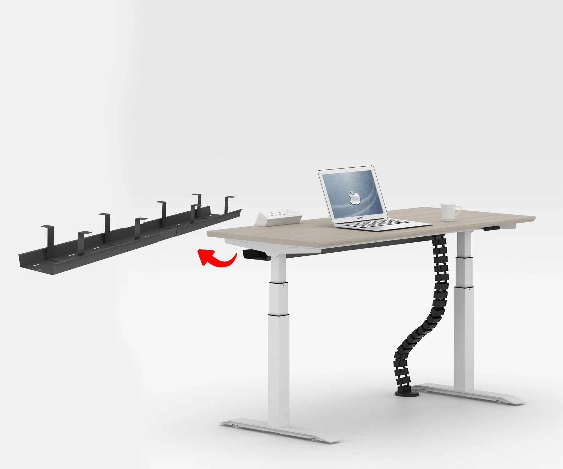 2023 Adjustable Desk Custom Metal Office Easy Assemble Sitstand Desk
