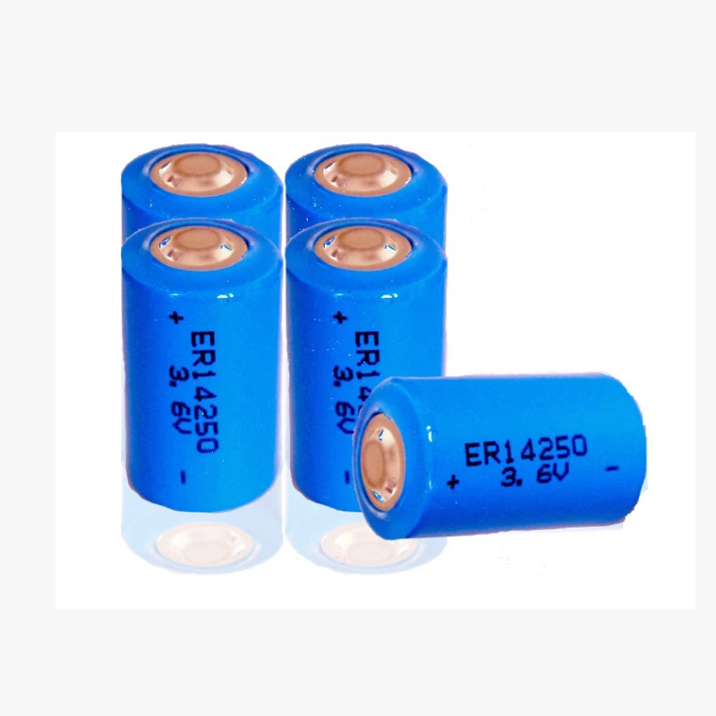 Piles (2x pièces) remplace ER14250 - 1200mAh 3,6V Li-SOCl2