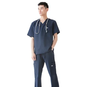 Medical Scrub for Men High Quality Hospital Uniforms Nurse Top Quality Best Selling Men Scrub Uniform Oem Customized