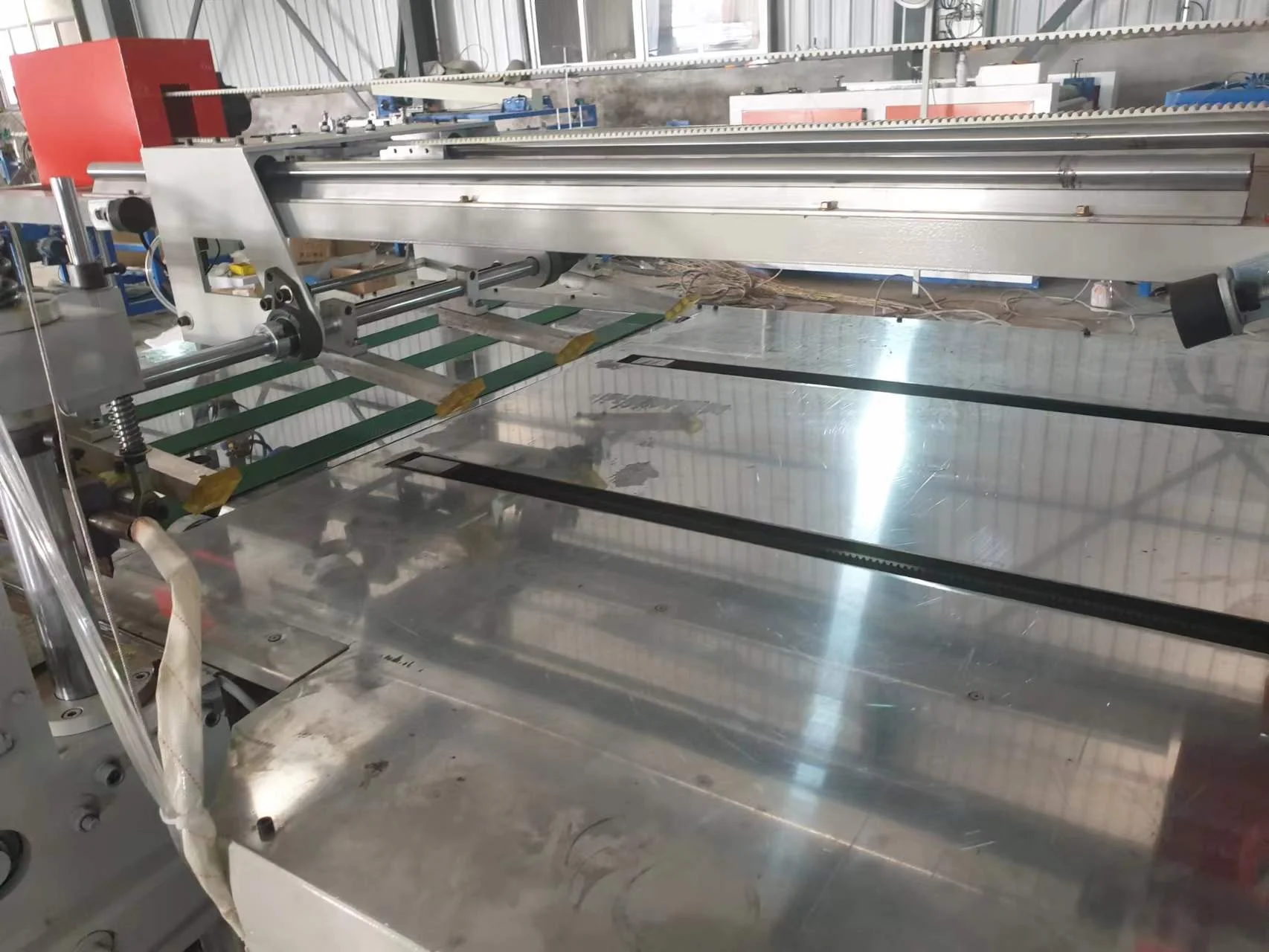 Zhejiang High Speed Cement pp Rice Sack Bag Production Line Rice 50kg Hdpe Woven Polypropylene Bag Making Machine for Tile Bond