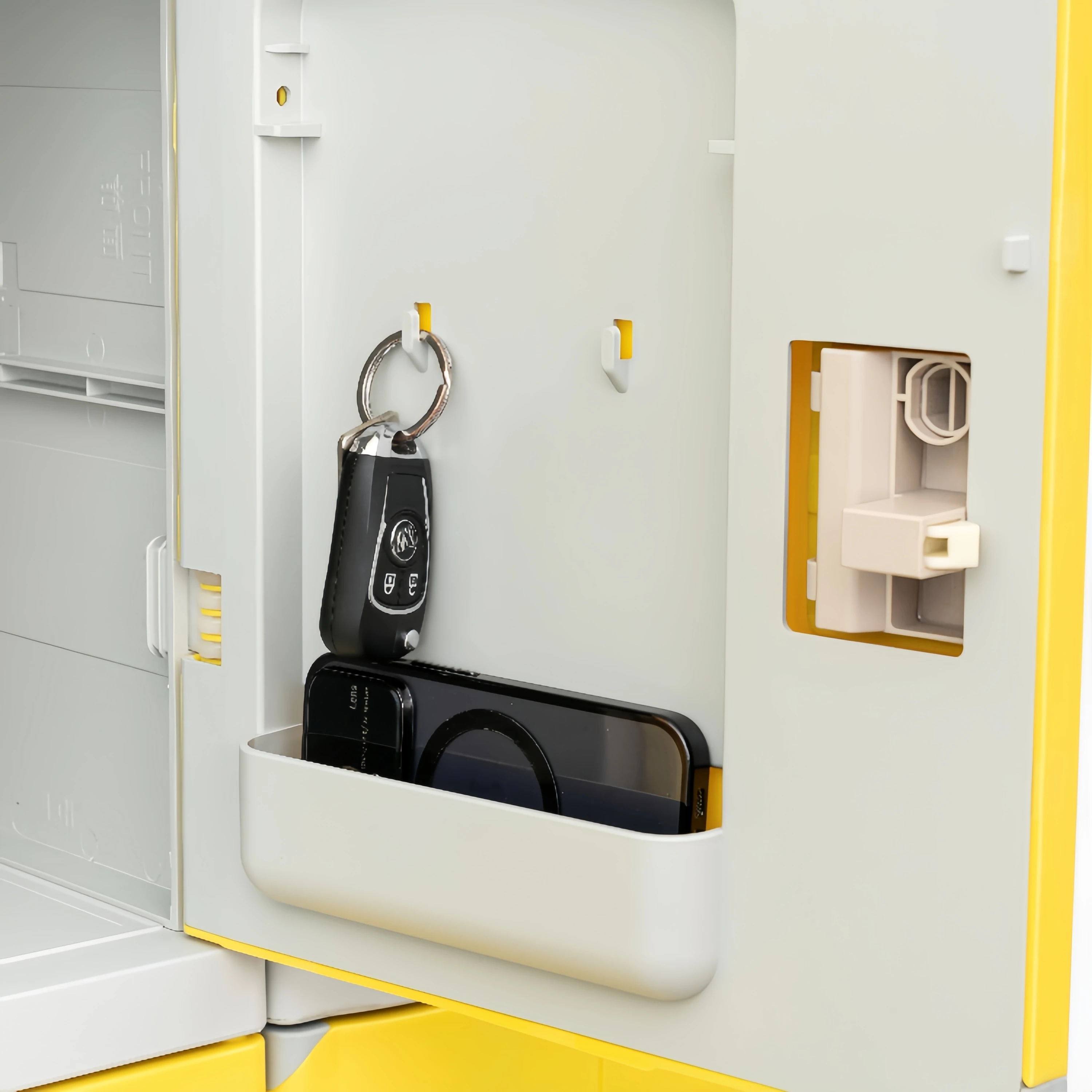 High Quality  Most Popular Locker Plastic with Fingerprint Lock Sauna Club Lockers with Clothes Hanging Rod for Dressing Room