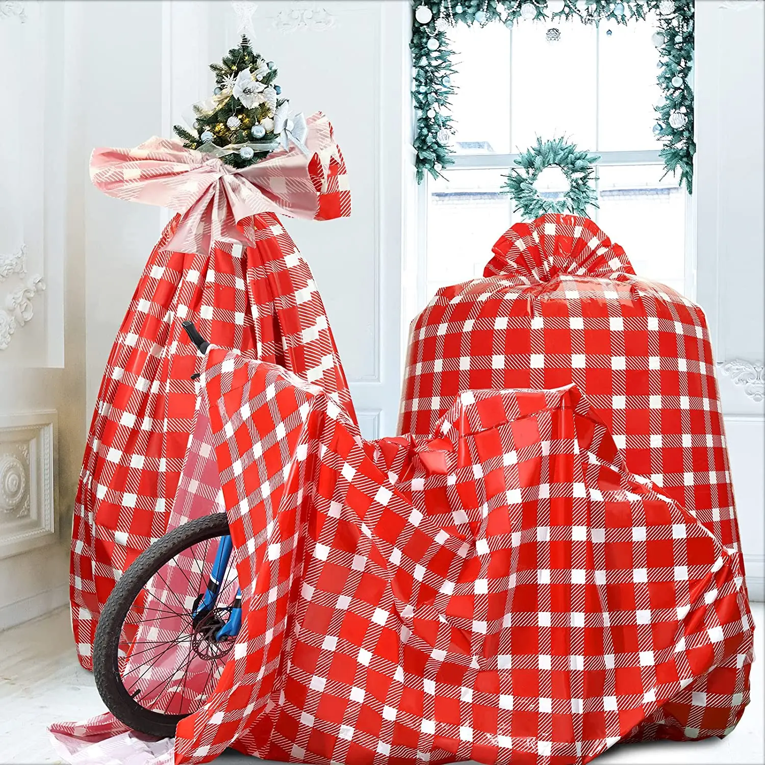 Bike Gift Wrap Bike Christmas Wrapping Bag Wrapping Large
