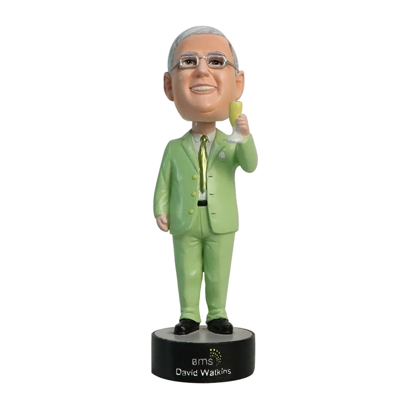 OEM ODM Handmade Custom Bobblehead Figures Resin Crafts Bobblehead Personalized for Decoration  Figurines Bobblehead Resin Gift details
