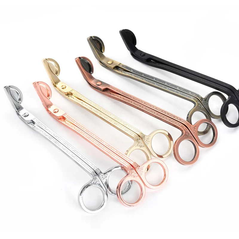 DHL Candle Wick Trimmer Stainless Steel Copper Scissors Trim Wick