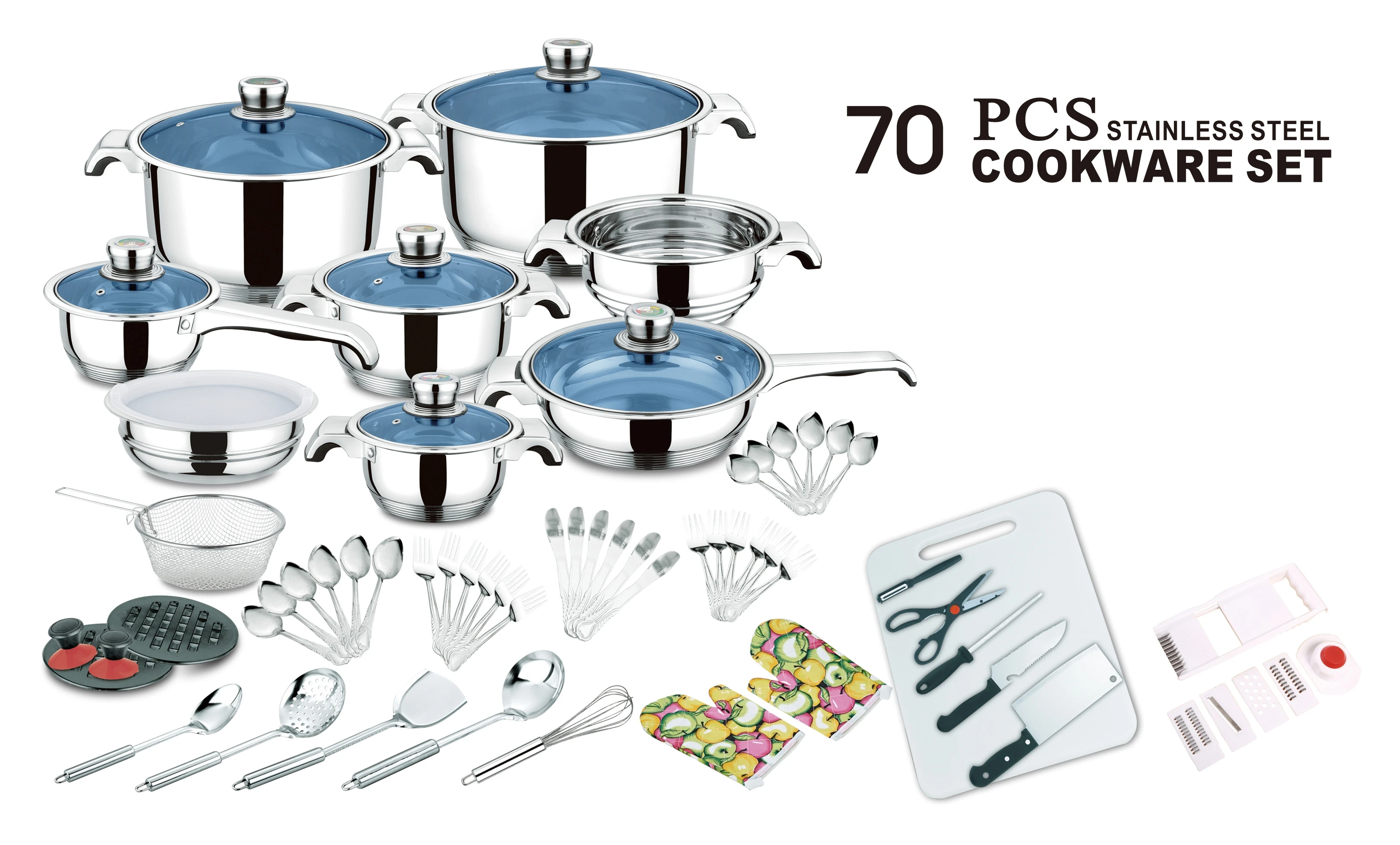 70pcs Induction Cookware Stainless Cookware Set Buy Induction   H01984f753a864f91b869088354fec5fe8 