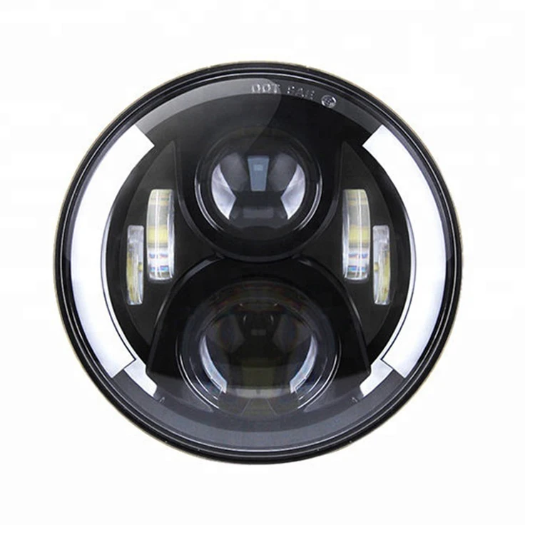 Светодиодный круглый автомобильный фонарь фара для джипа 7 дюймов грузовика работы высокое качество налобный