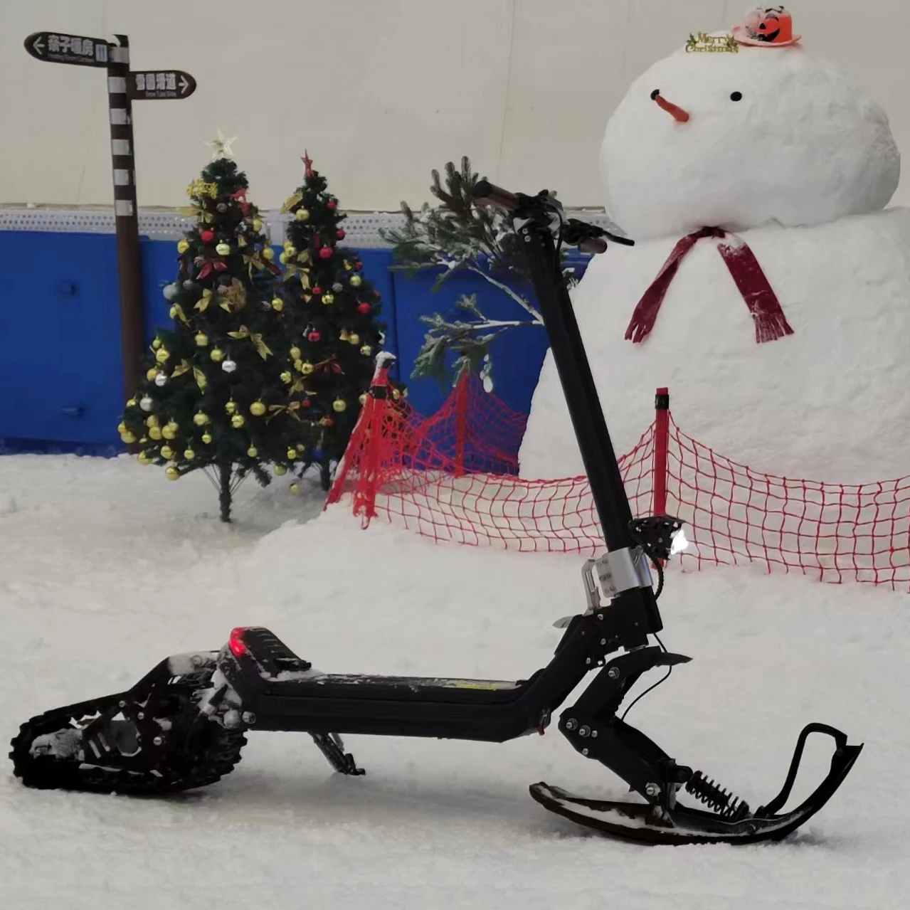 G63 DIY 1800W Motor Electric Two-Wheel Scooter 30Ah Waterproof Quick Release Cable Snow Ski Sled with Quick Release System