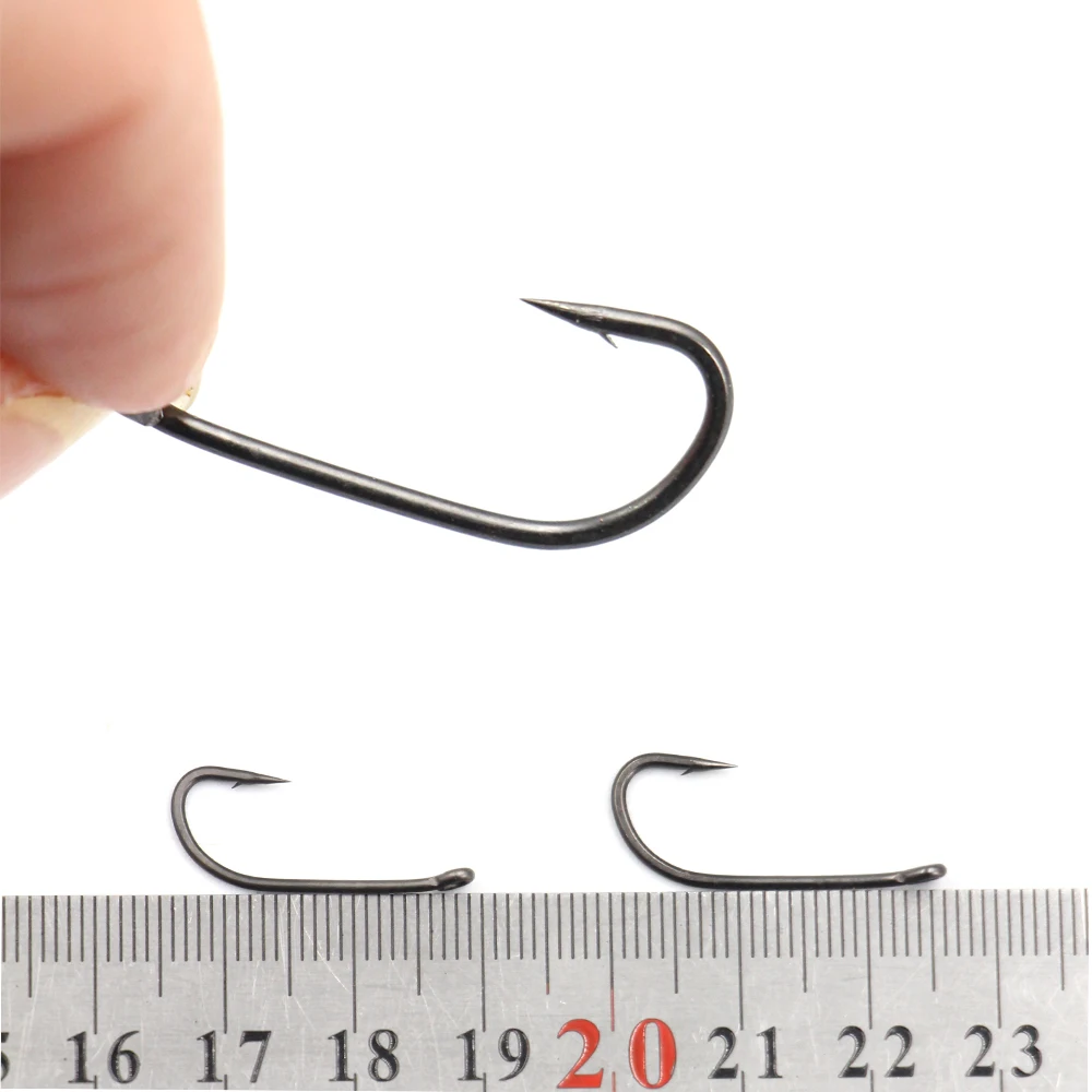 carp fishing hooks china China Wholesale Matt Black Long Shank Carp Hooks Fishing Hooks Hair Rigs  Fishing Hook