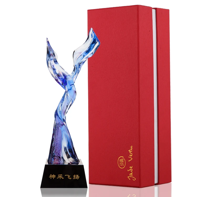 Small Bridge Wholesale Of New Products Custom Logo High-Grade 3D Business Gift Blank Customize Anniversary Trophy supplier