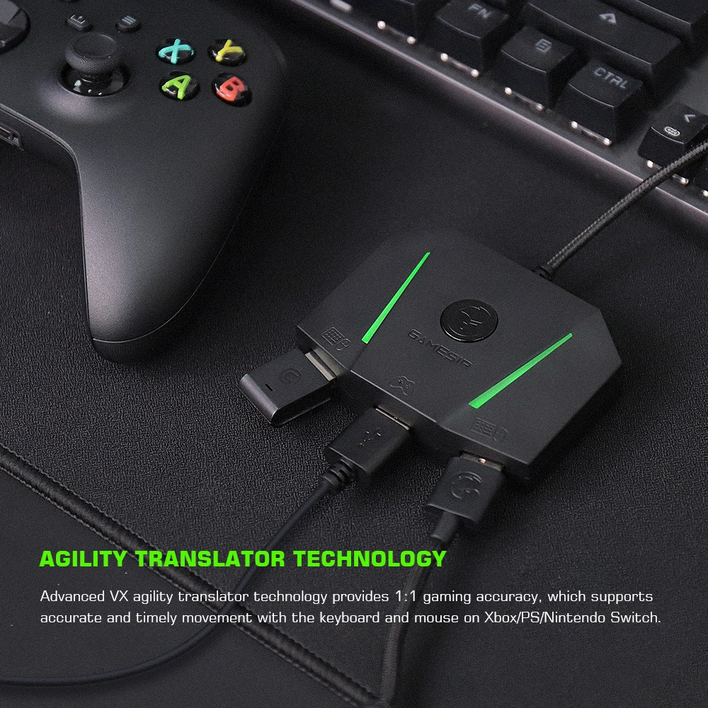 GameSir VX AimBox Adapter Keyboard Mouse Controller console converter for Xbox Series X/S Xbox One/ PS5/ PS4/ Nintendo Switch