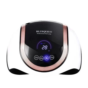 2022 hot sale 180w blueque v11 60pcs leds gel polish two hands fast curing manicure nail drying lamp pedicure LCD touch screen