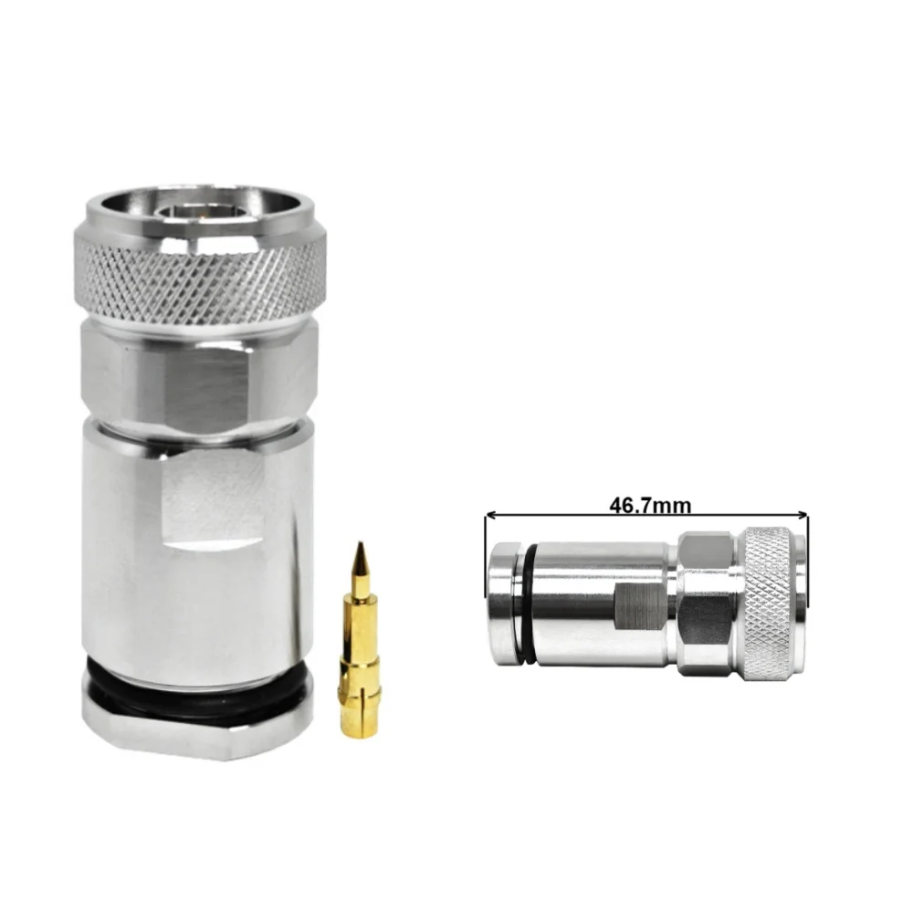 RF Application N Type Male Macho Plug Clamp for LMR400 RG213 RG214 H1000 RG8 Cable RF Coax Coaxial Connectors