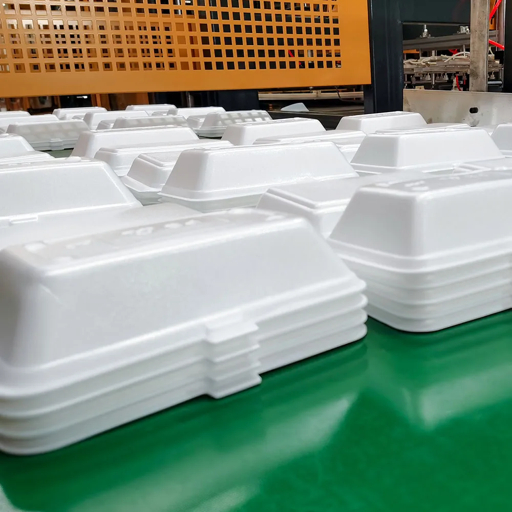 Disposable Thermocol Polystyrene Food Container Lunch Box Dishes Take Away Box Making Foam Tray Making Machine