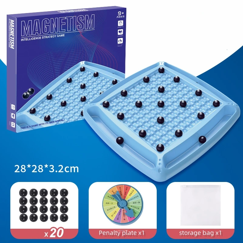 Xr Portable Magnetic Chess Game Set Magnetic Effect Chess Set Battle ...