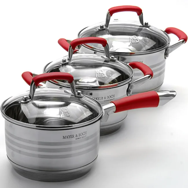 Cookware Stackable 100Pc Masculine Enjoy Gripper 13 Cookware Meyer Cookware Setsroups Enterprise Stock Pot Stainless