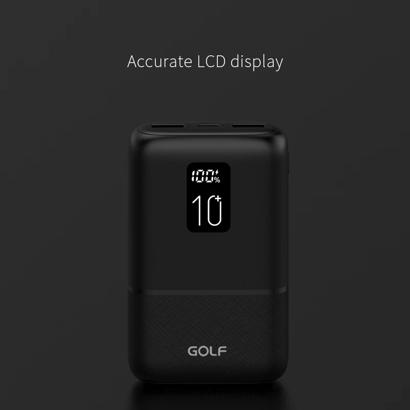 Power Bank Type C PD Fast Charging Trending Hot Products Customized LCD Digital Dual USB Mini Power Bank 10000mah for Phone
