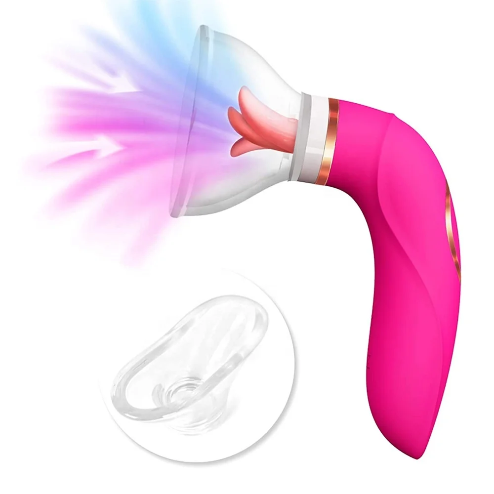 tongue licking vibrater Clit-Tastic Tongue Licking Lover - Pink