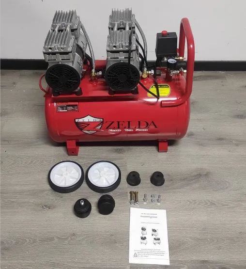 Promoção Quente Compressor de Ar Portátil Sem Óleo Silencioso de 8