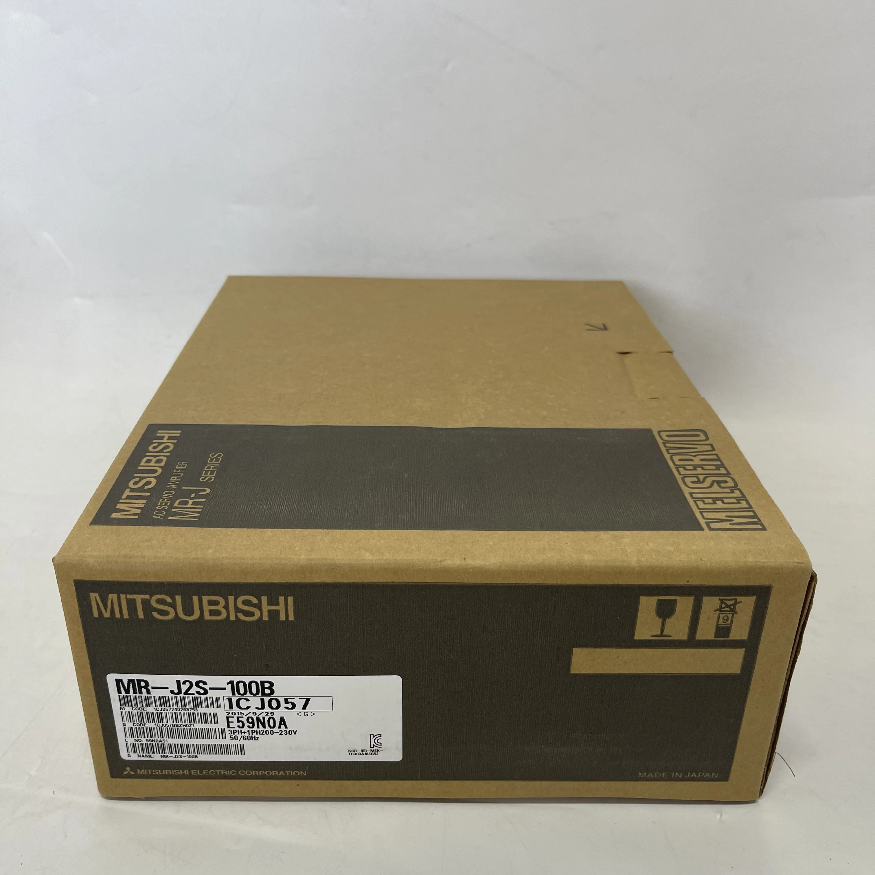 Mitsubishi AC Servo Amplifier MR-J2S Series MR-J2S-100B Mitsubishi AC Servo Amplifier MR-J2S Series MR-J2S-100B