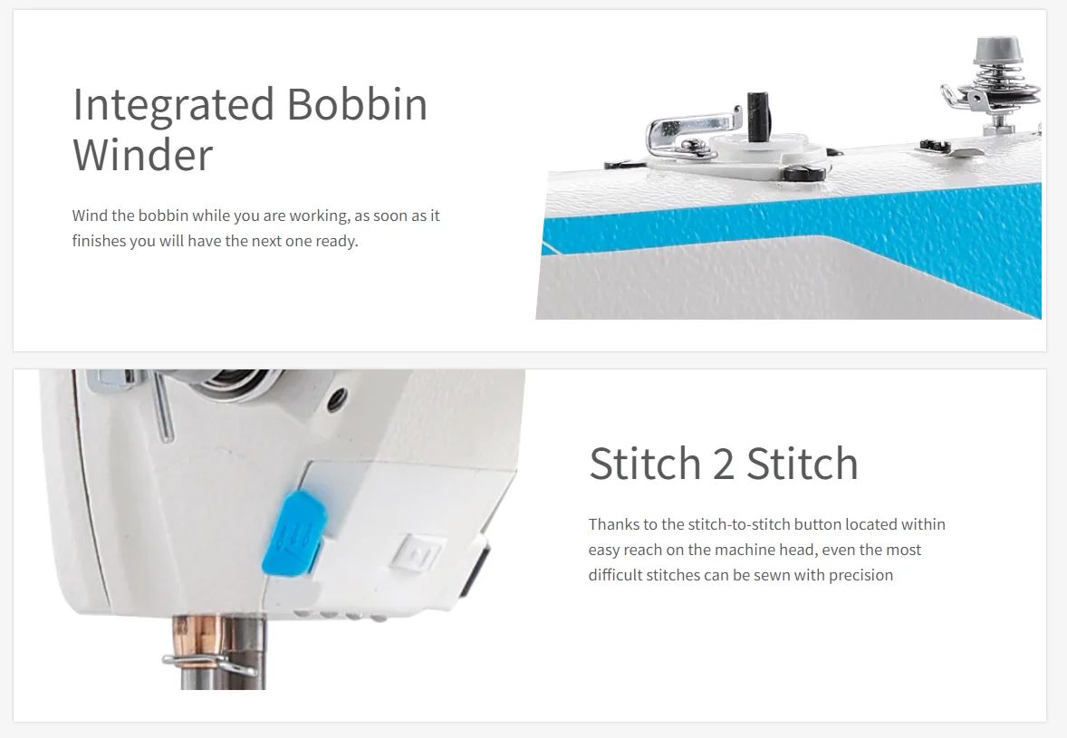 Industrial Sewing Machine JACK A2B Lockstitch With Automatic Thread Trimmer