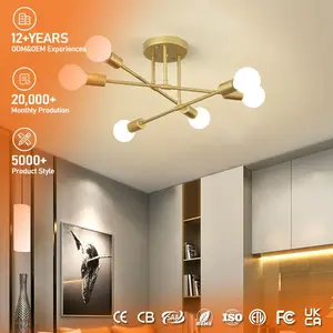 2026 Best-selling Kitchen Nordic Wedding Suspension Hotel Staircase Led Gold Black Ceiling Modern Glass Pendant Chandelier