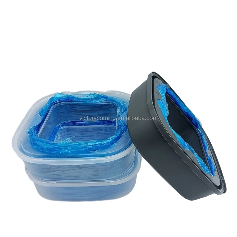 Litter Refill Cartridge Max Odor Block Cat Litter Genie Refill Bags Litter Bag Refill Disposal Roll Cat Litter Bin Refill Liner