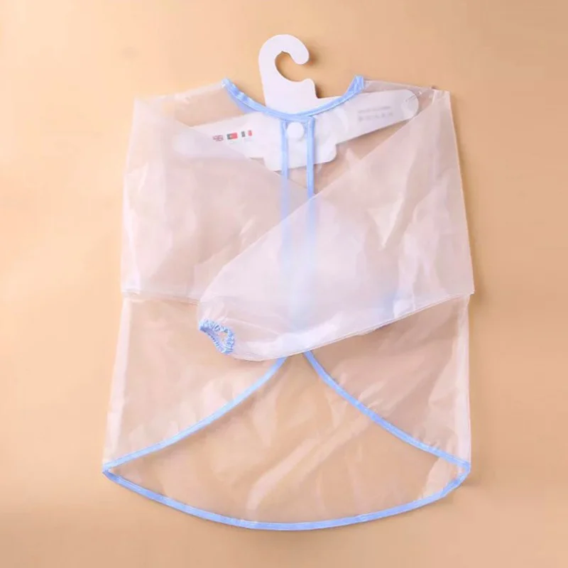 Panwenbo прозрачная художественная одежда с длинным рукавом для детского сада, детская одежда, Детский фартук, оптовая продажа