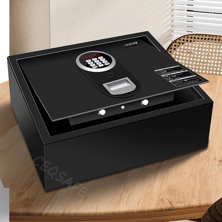 CEQSAFE Safe Box Front Top Open Laptop Hotel Home Car Hot Sale Digital Black Electronic Digital Lock 14