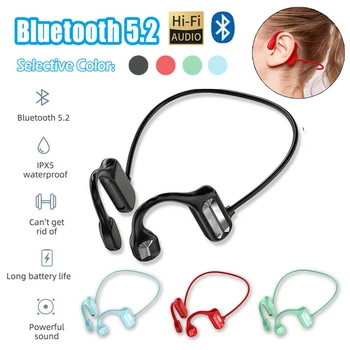 Bone Conducting Wireless Headset BL-09 Outdoor Sports Stereo Bone Conduction Bluetooth 5.2 Headphones With mic Waterproof