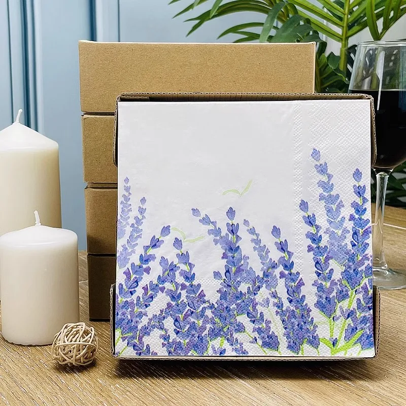 Салфетка с принтом для обеда в ресторане салфетка из натуральной древесной массы 3 слоя быстрая доставка