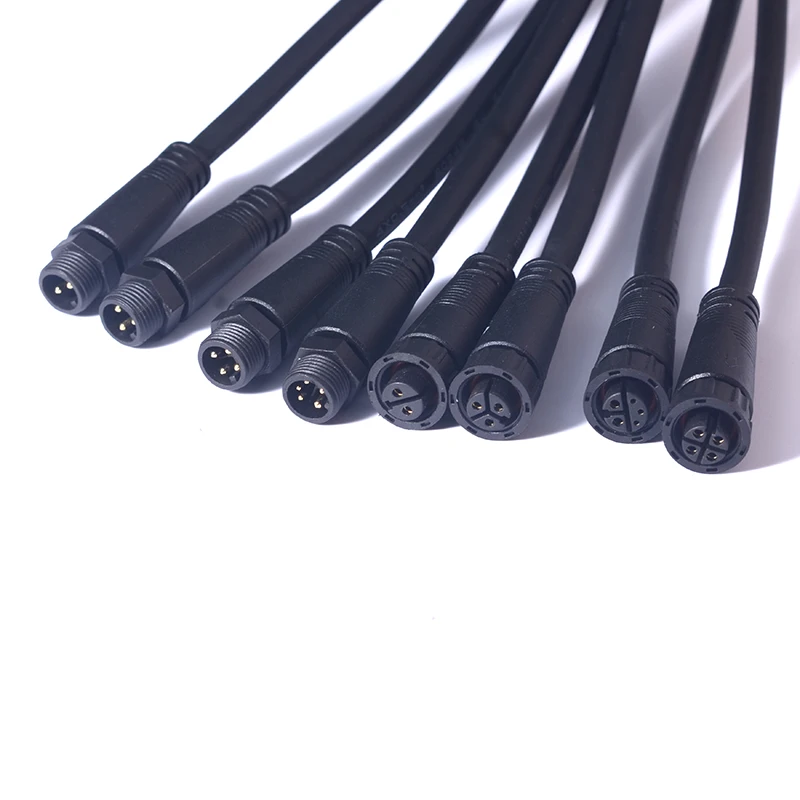 15mm LED Strip Light 3 Pin 4 Pin 5 Pin Plug Socket Connector Wire Harness Switch Plug Connector