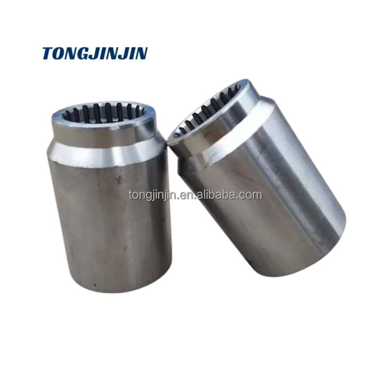 Splined Internal Thread Spiral Spline Sleeve Internal Splined Joint Sleeve XAA Shaft Coupling ...