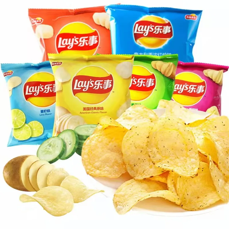 Lays Potato Chips 40g Original Cut Cucumber Flavor Tomato Flavor ...