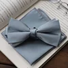 papillon grigio nebbia+fazzoletto