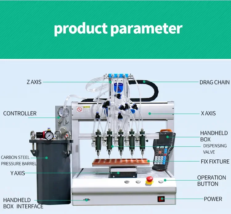 Oem Automatic Spray Glue Machine Liquid Adhesive Sprayer Glue Dispenser